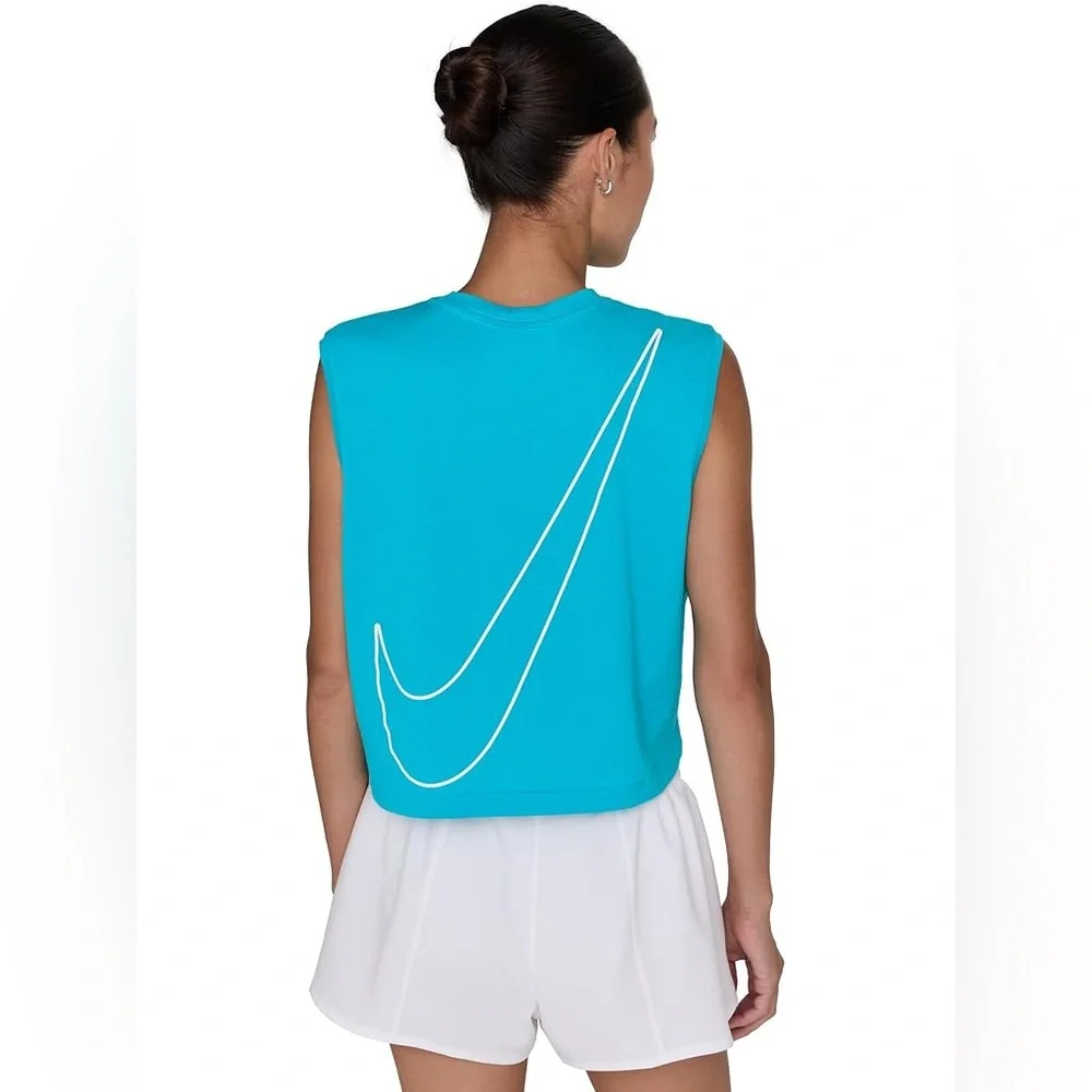 Nike‎ Swoosh Logo Tank Top Blue